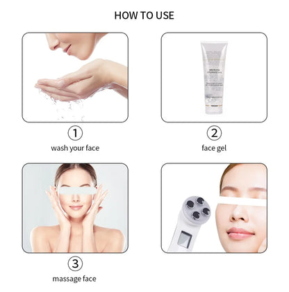 4-in-1 RF Face Lifting Machine: EMS, Micro-current, LED Photon, and Massager for Facial Rejuvenation